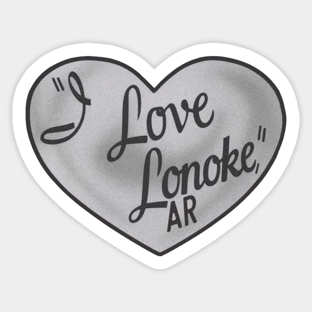 "I Love Lonoke" Sticker by rt-shirts